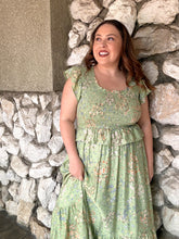 Load image into Gallery viewer, Amriel Midi  Peplum Dress
